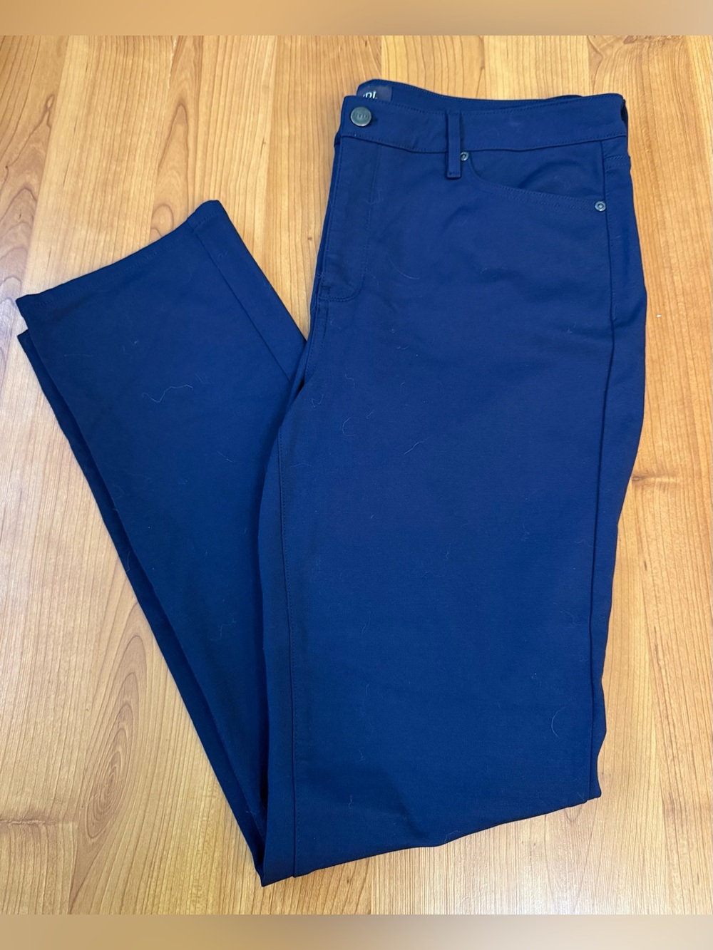 NYDJ Sheri Slim Navy Blue Jeans Size 12 Lift x Tuck